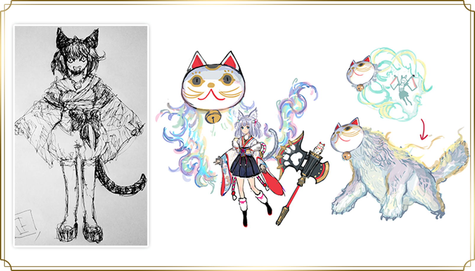 카토 마사토가 생각한 컨셉 & 캐릭터 디자인